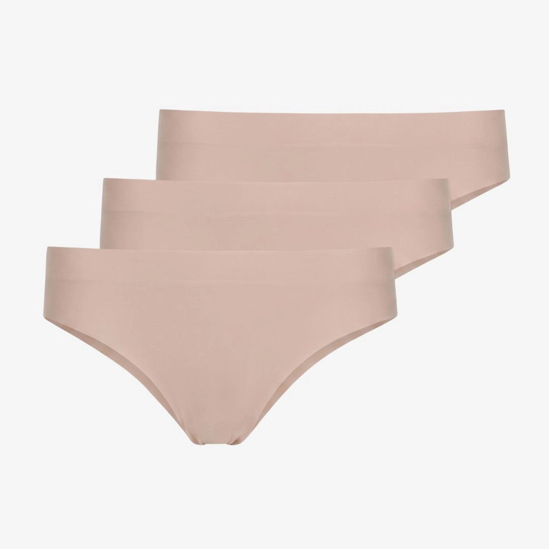 snocks-microfiber-seamless-hipster-damen-hipster-panty-beige image 1
