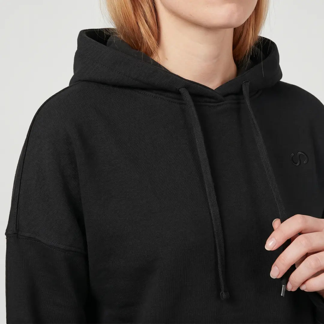 snocks-hoodie-damen-schwarz-kapuzenpullover-aus-100-bio-baumwolle image 5