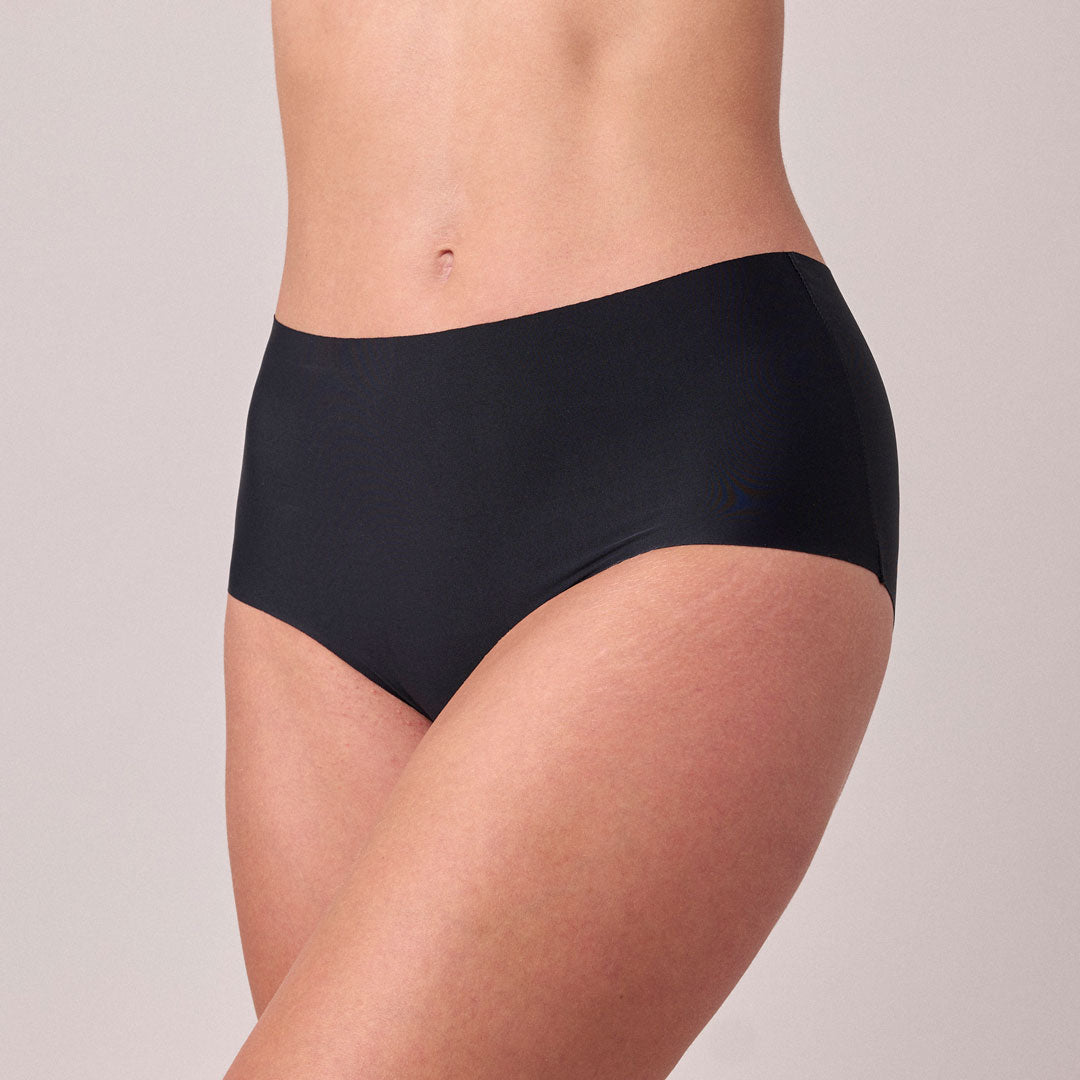 snocks-high-waist-hipster-panties-seamless-damen-schwarz image 5