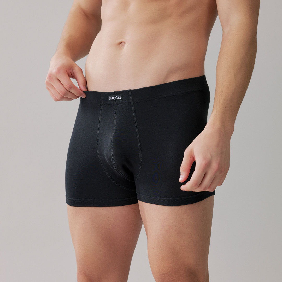 snocks-retro-boxershorts-herren-schwarz image 2