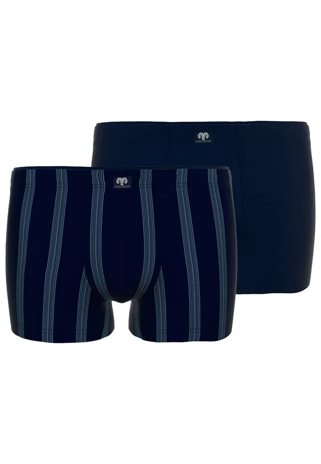 ceceba-herren-pants-blau-l-ngsgestreift-2er-pack-baumwolle-elasthan image 1