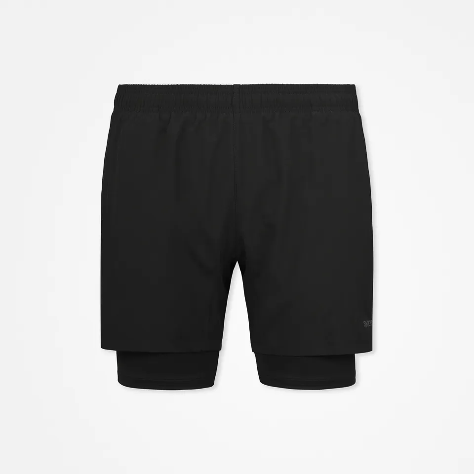 snocks-2-in-1-trainingsshorts-herren-schwarz image 1