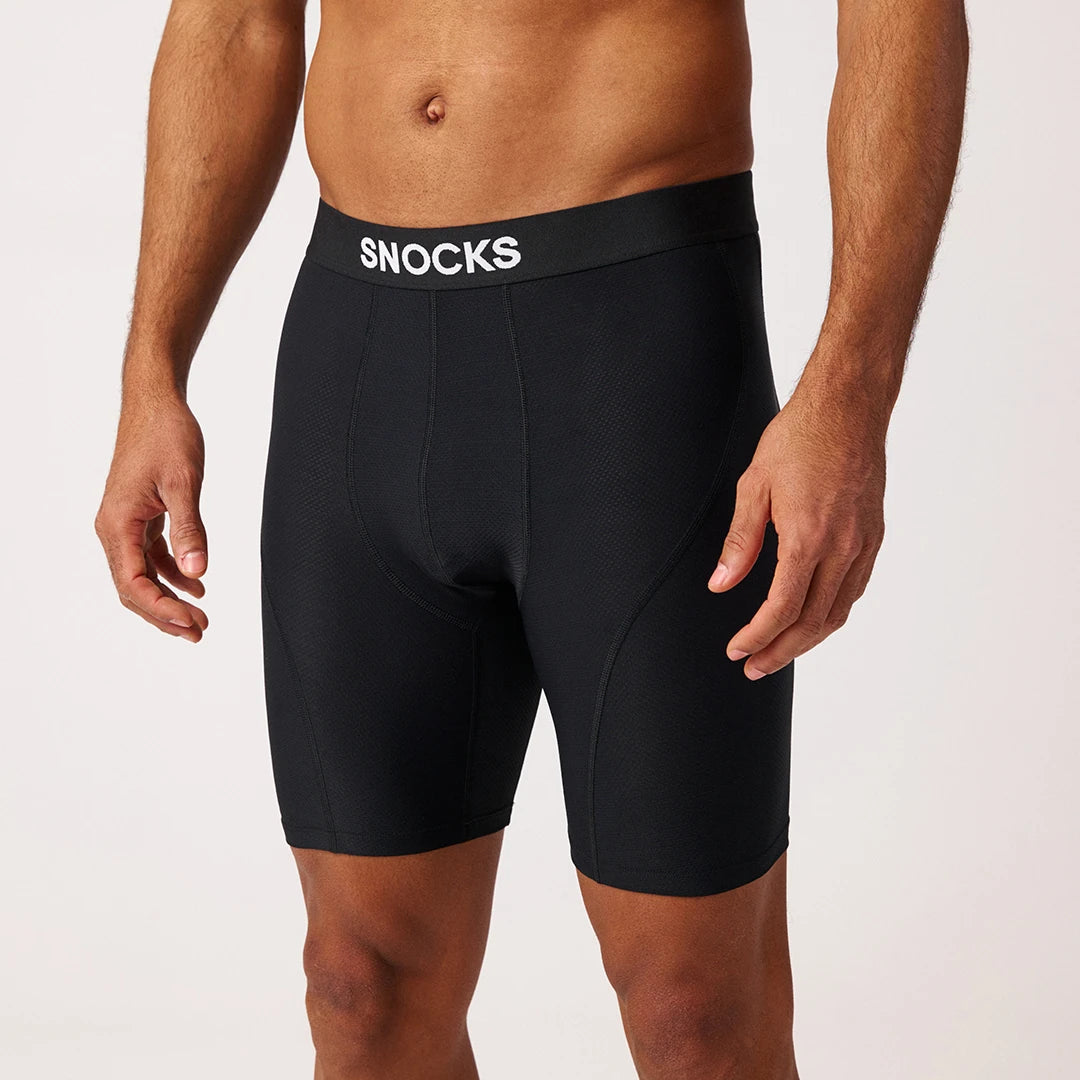 snocks-lange-sport-boxershorts-herren-schwarz image 2