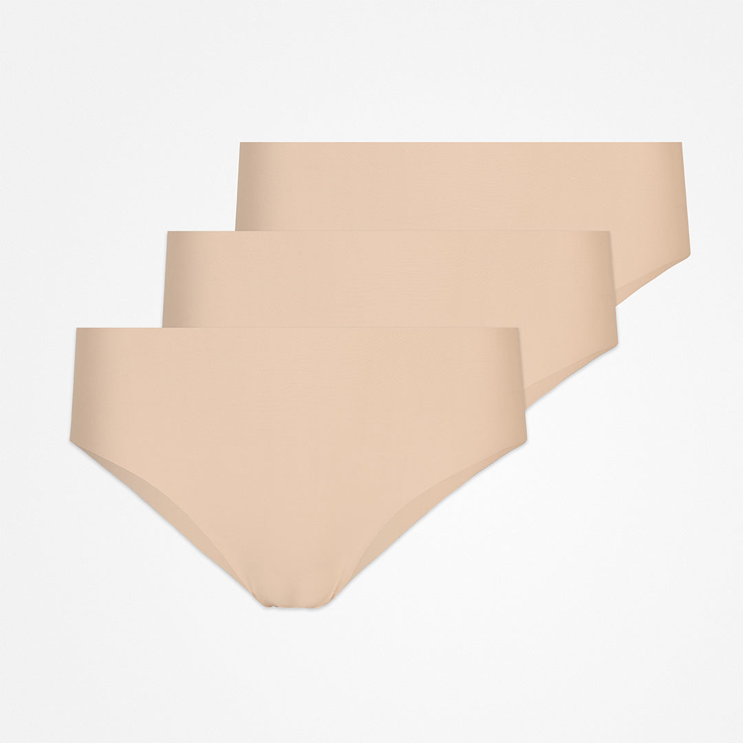 snocks-high-waist-hipster-panties-seamless-hellbeige-damen image 1