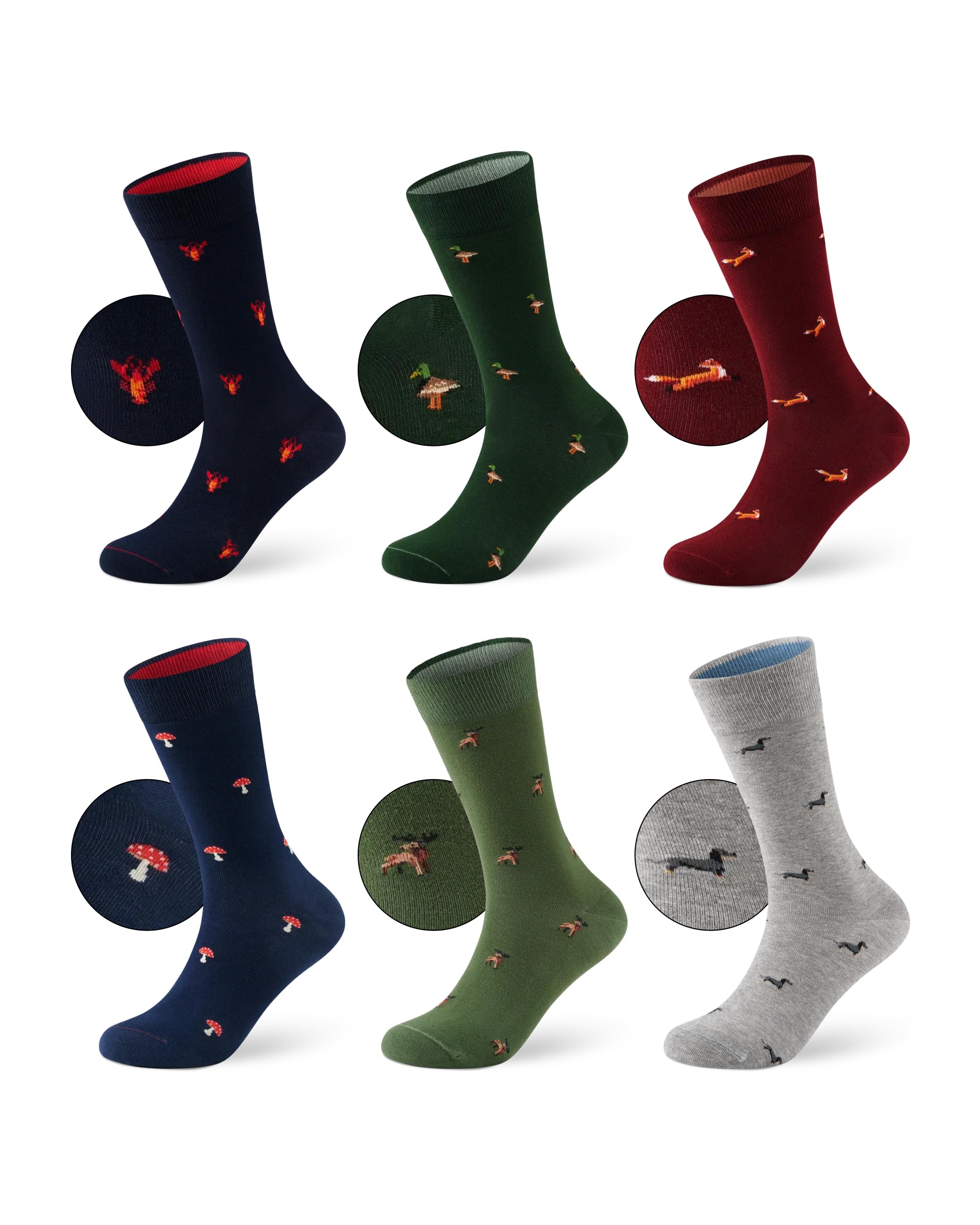 von-jungfeld-baumwollsocken-herren-damen-bestickte-motivsocken-aus-bio-baumwolle image 8