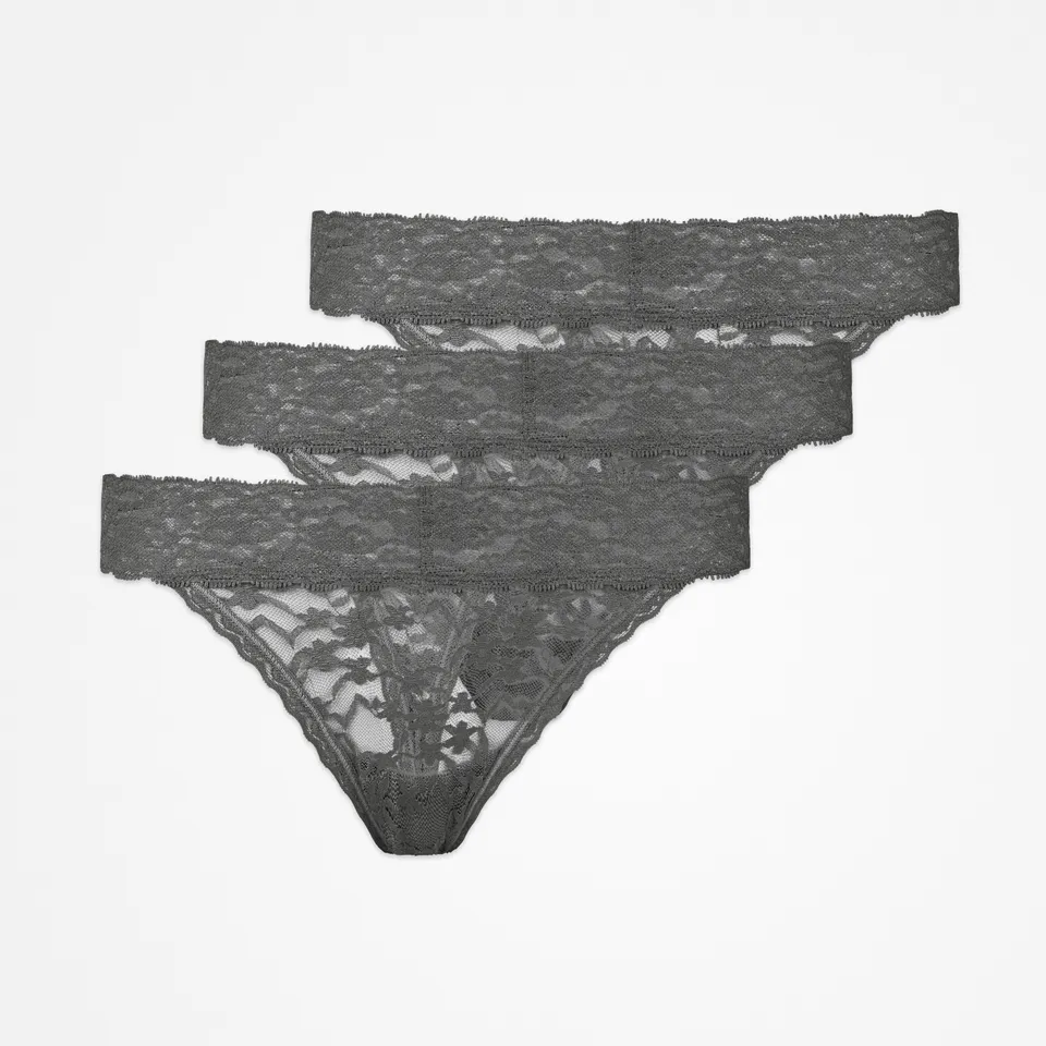 snocks-tangas-aus-spitze-tanga-grau image 1