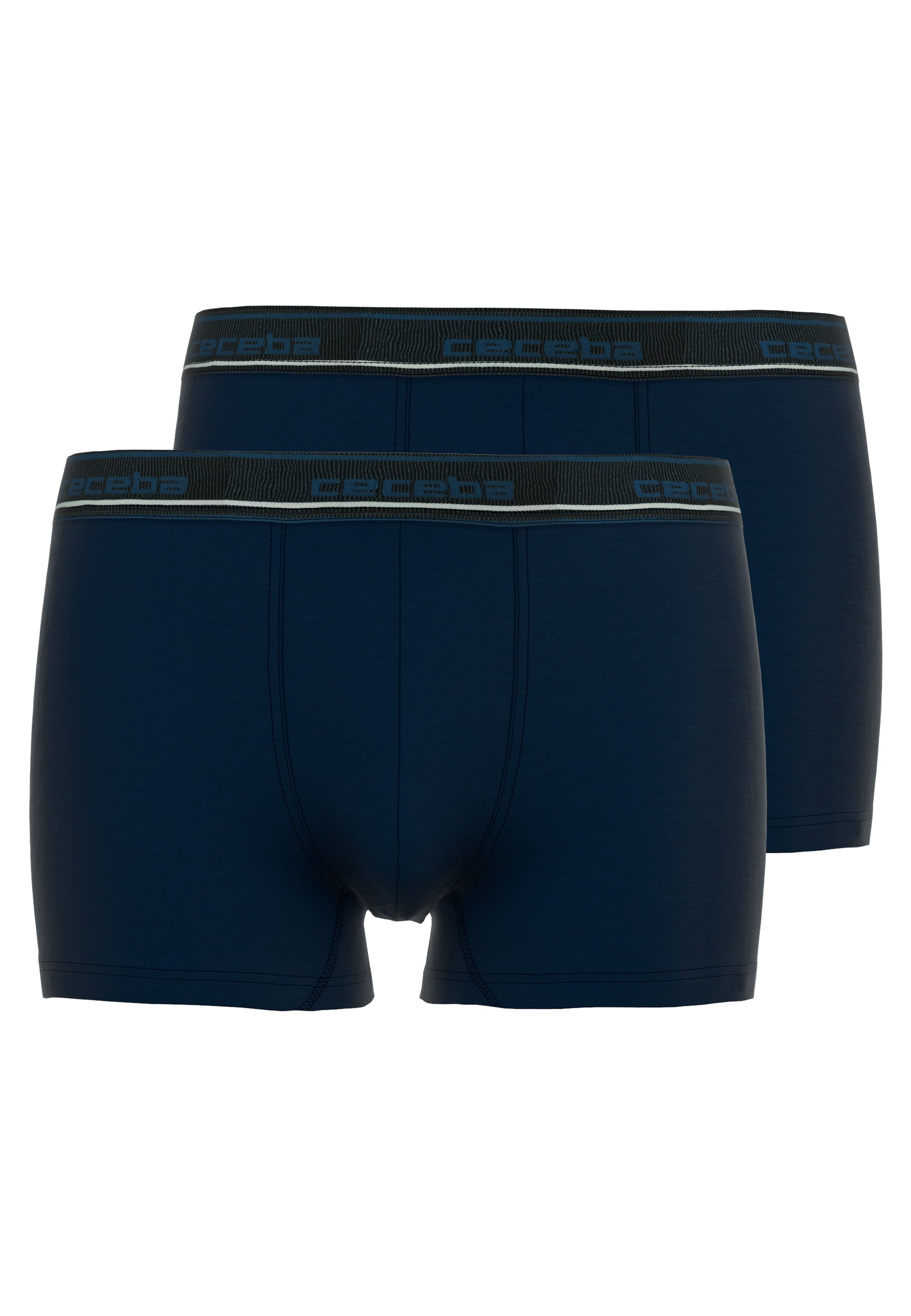 ceceba-herren-pants-blau-uni-2er-pack-feinripp-unterhose image 1