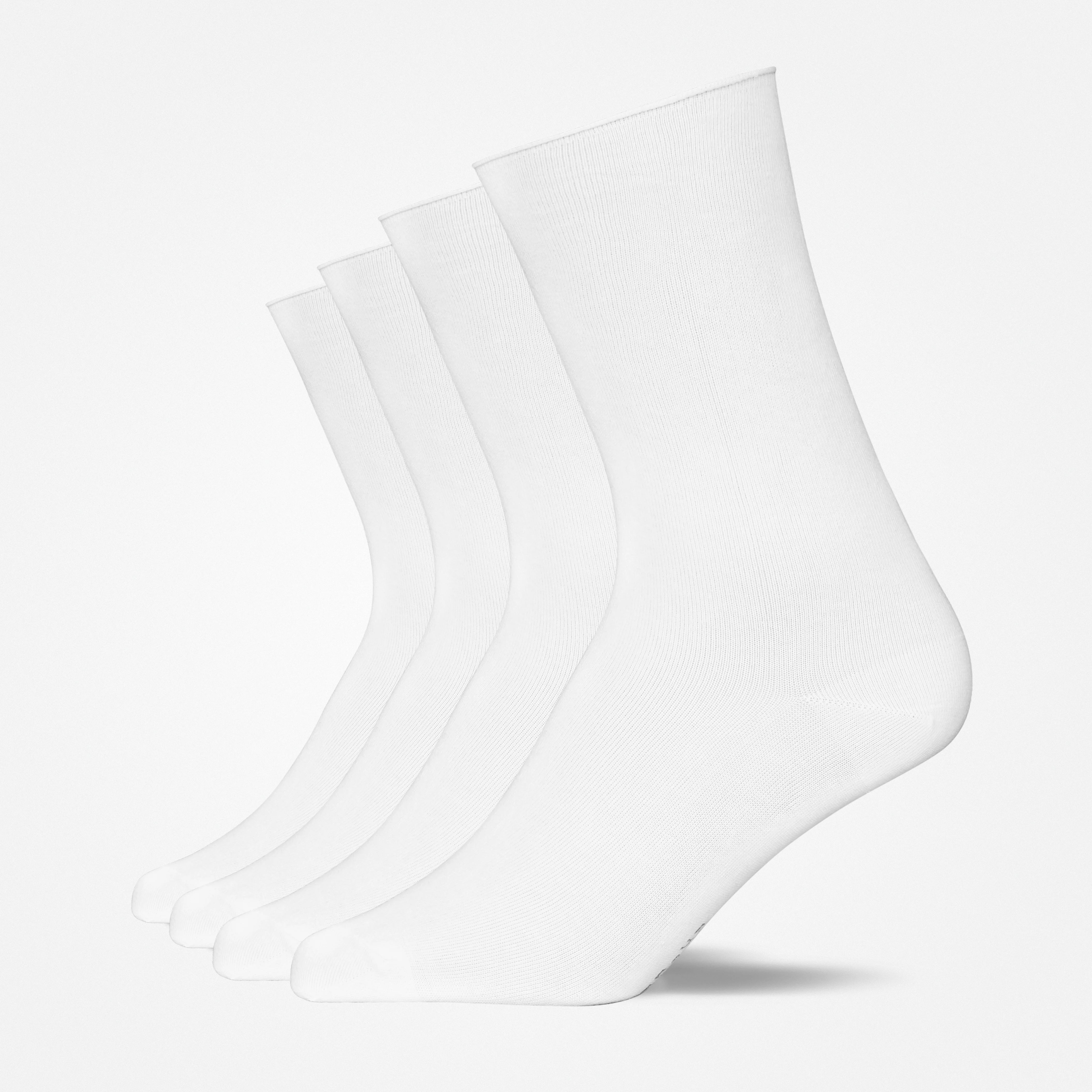 snocks-klassische-damen-socken-lang-bio-baumwolle-wei image 1