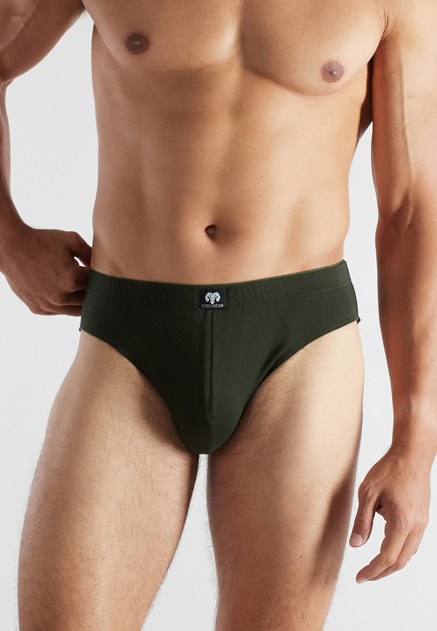 ceceba-herren-slip-gr-n-uni-2er-pack image 4