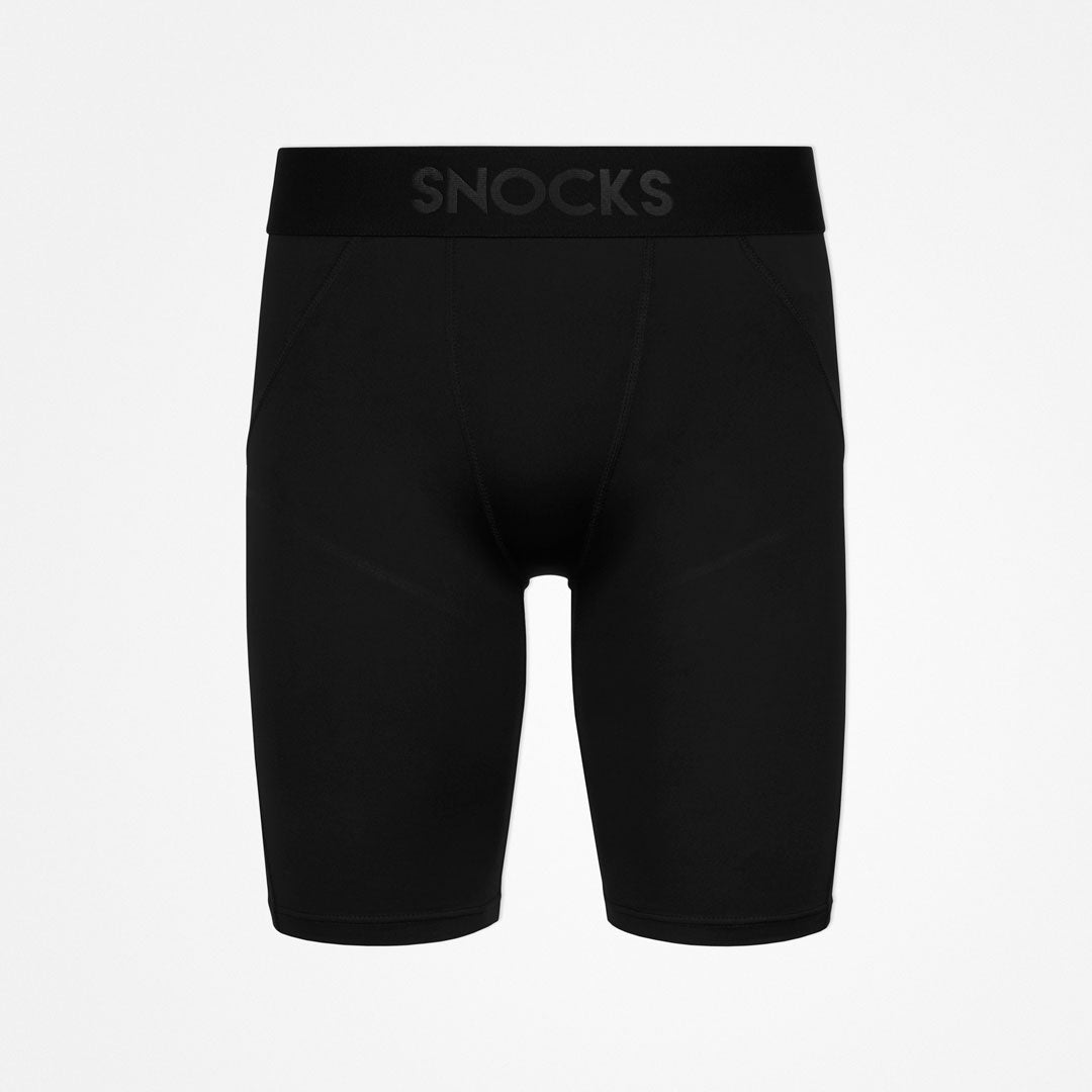 snocks-radlerhose-sport-tights-herren-schwarz image 1