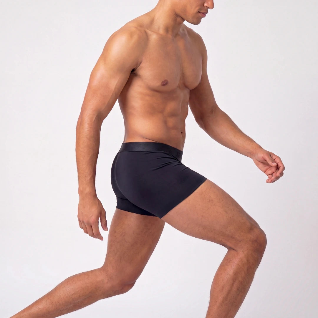 snocks-microfiber-trunks-herren-schwarz-boxershorts image 6