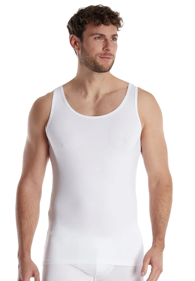ceceba-herren-tank-top-wei-uni-bambus image 1