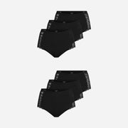 snocks-high-waist-hipster-panty-mit-spitze-schwarz-2 image 2