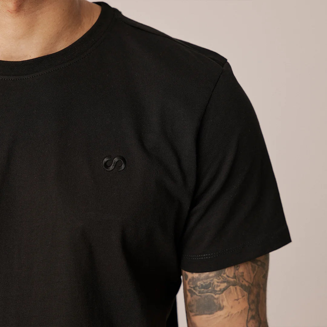 snocks-basic-t-shirt-herren-wei image 5