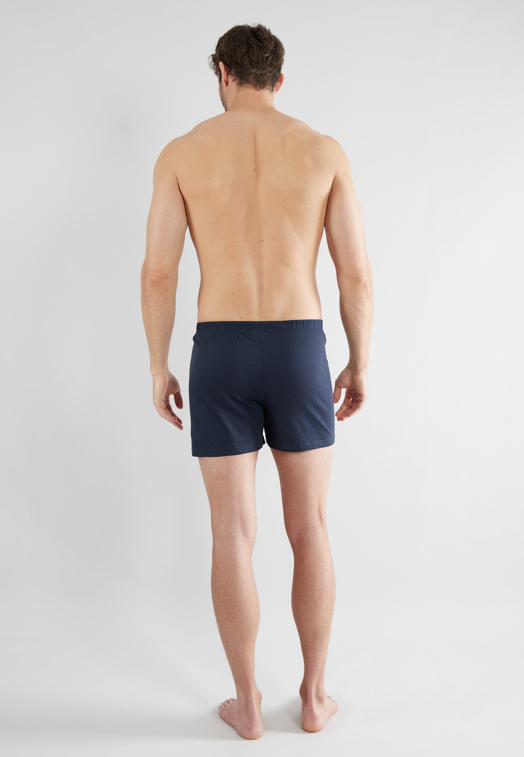 ceceba-herren-boxershort-blau-uni-5er-pack-baumwolle image 3