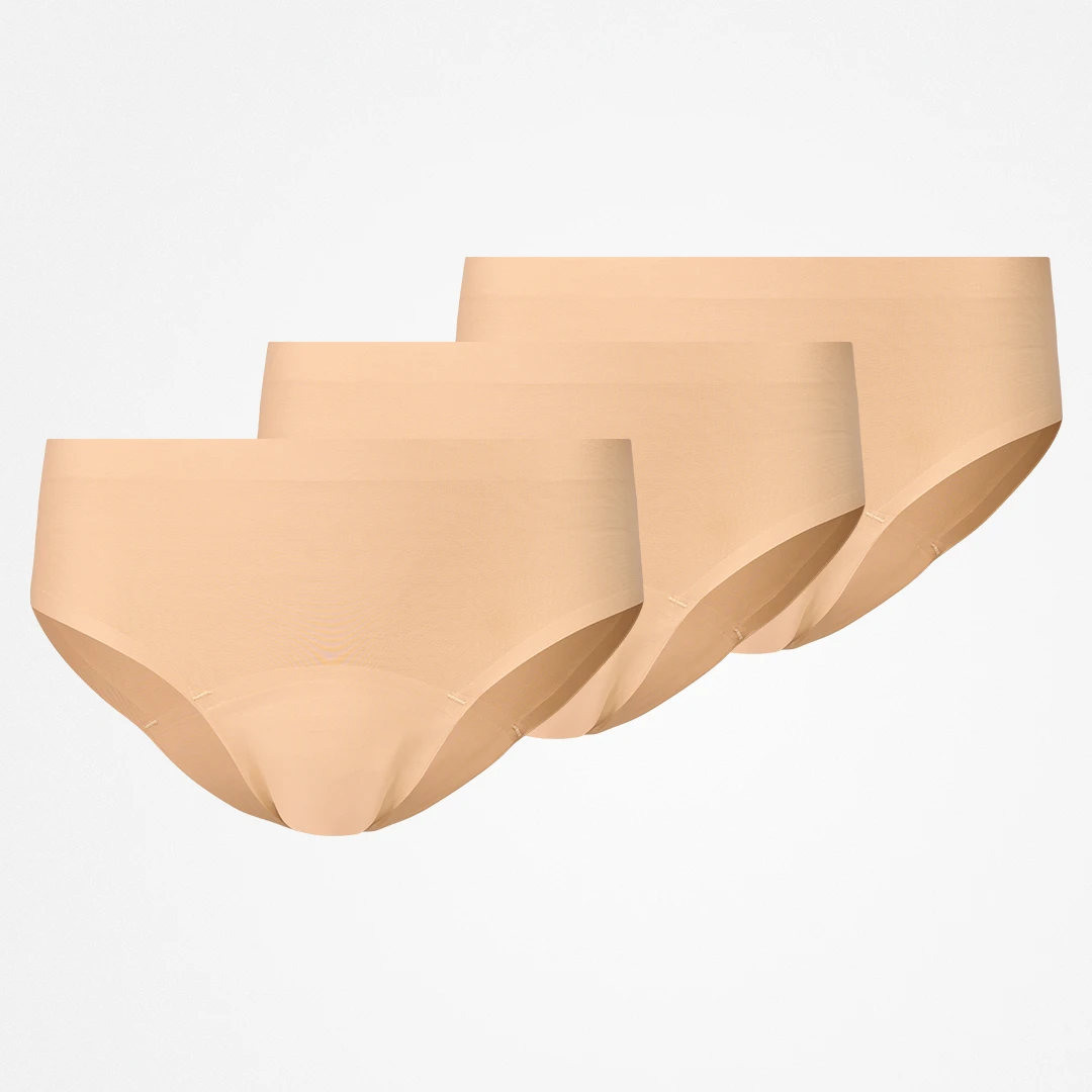 snocks-x-femtis-period-panty-nola-seamless-slip-karamell image 8
