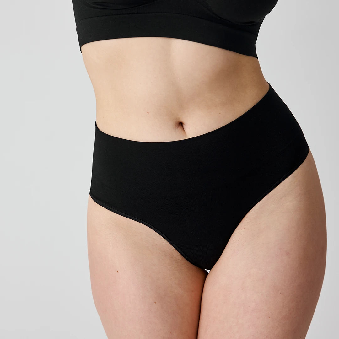 snocks-shaping-tanga-schwarz-damen-form-tanga-mit-hohem-bund image 4