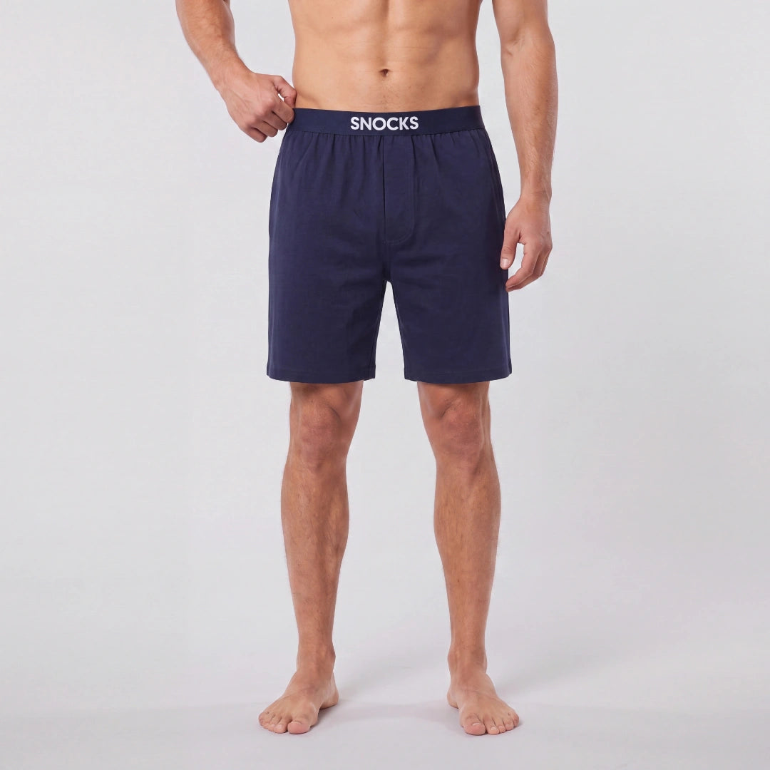 snocks-schlafanzug-set-herren-kurz-dunkelblau-pyjama-bio-baumwolle image 7