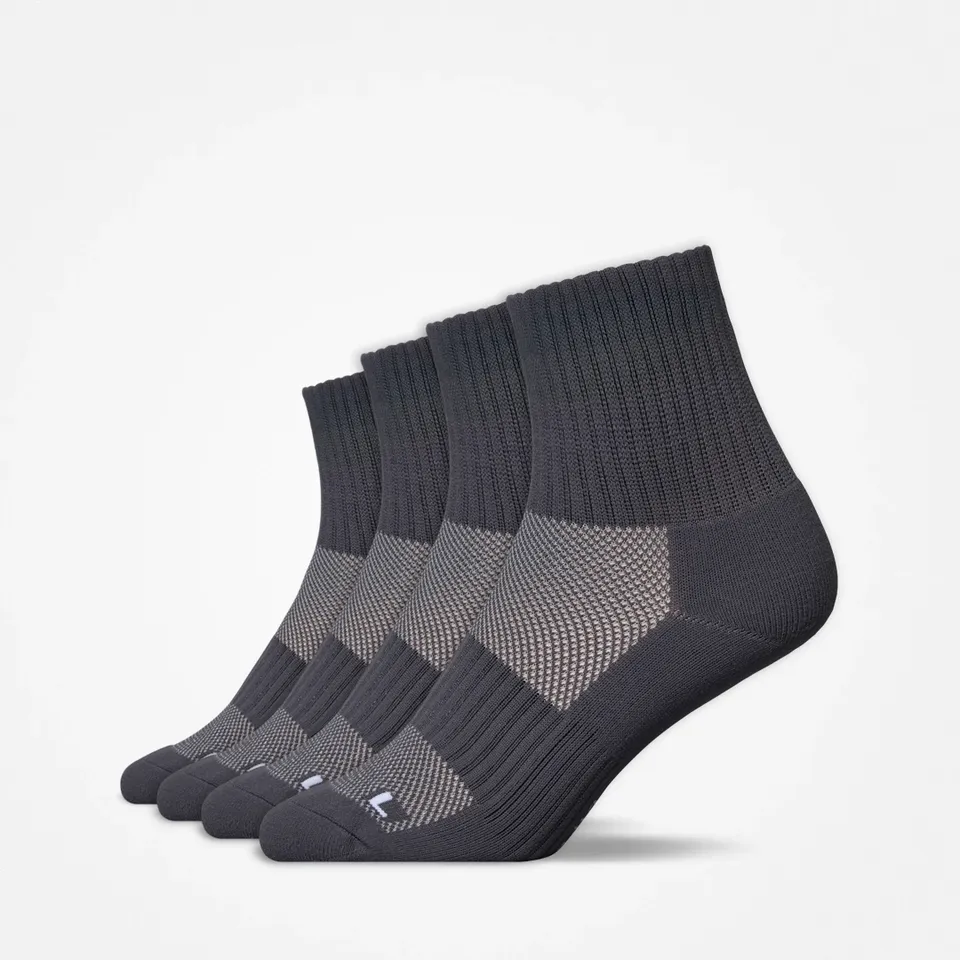 snocks-mittelhohe-laufsocken-grau-unisex image 1