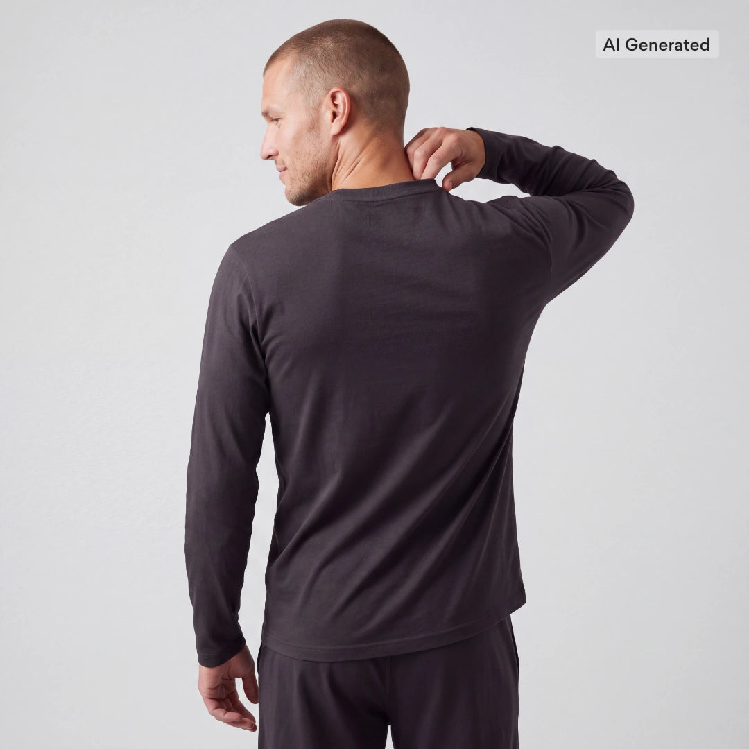 snocks-schlafanzug-set-herren-lang-pyjama-anthrazit image 8