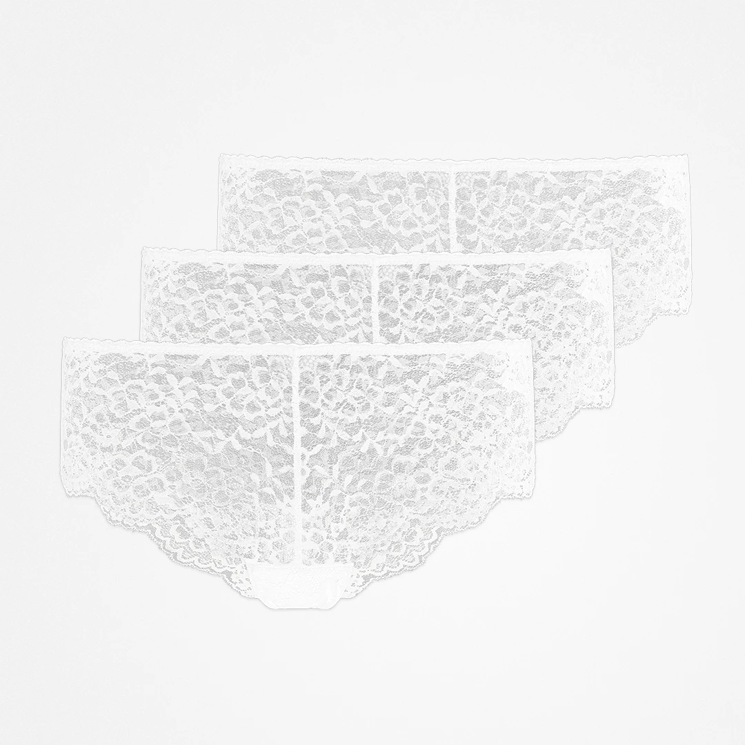 snocks-hipster-panties-aus-spitze-damen-wei image 1