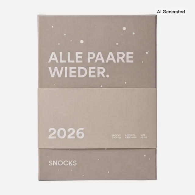 snocks-socken-adventskalender-2026-24-paar-sneaker-socken-unisex image 1