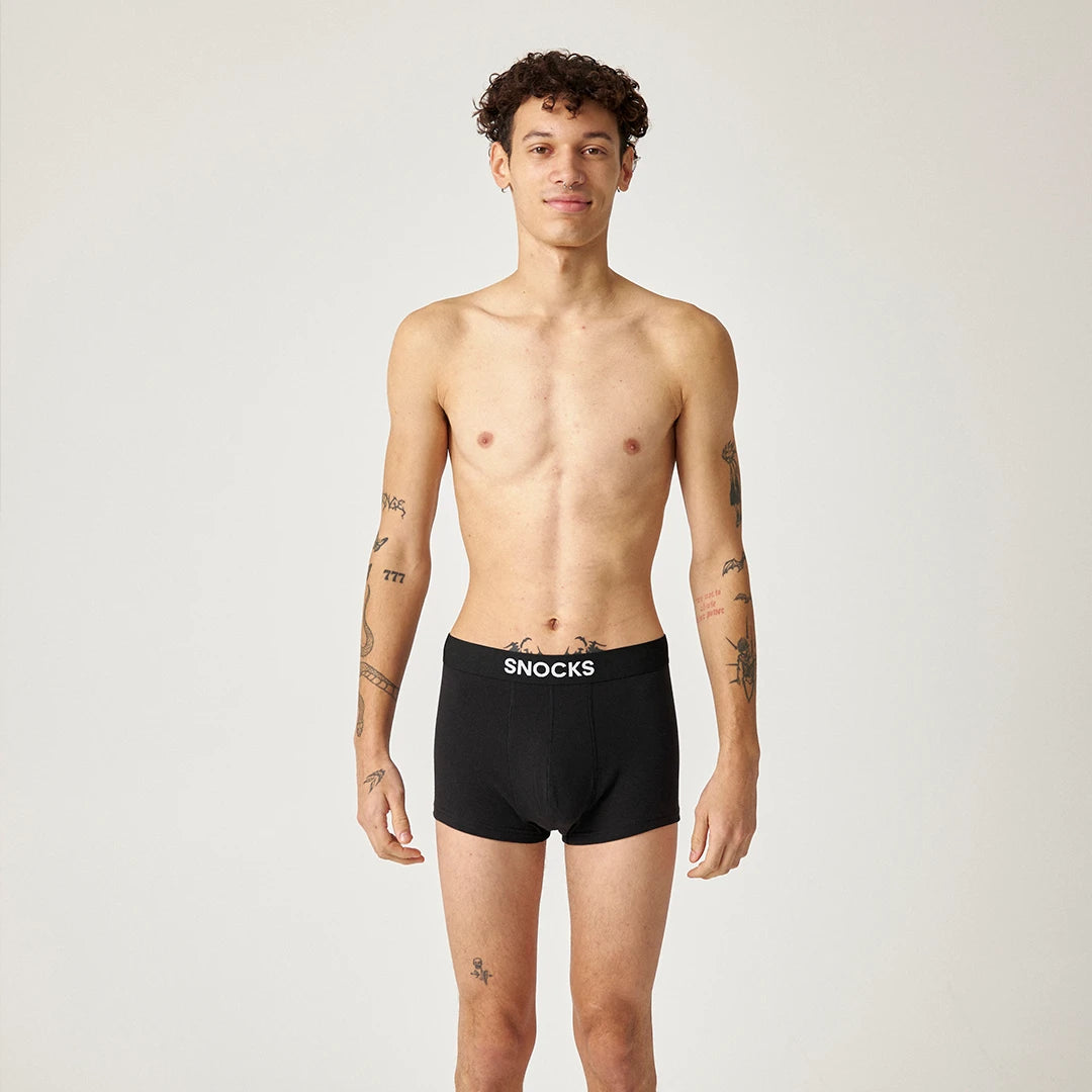 snocks-kurze-trunks-schwarz-herren-aus-bio-baumwolle image 6