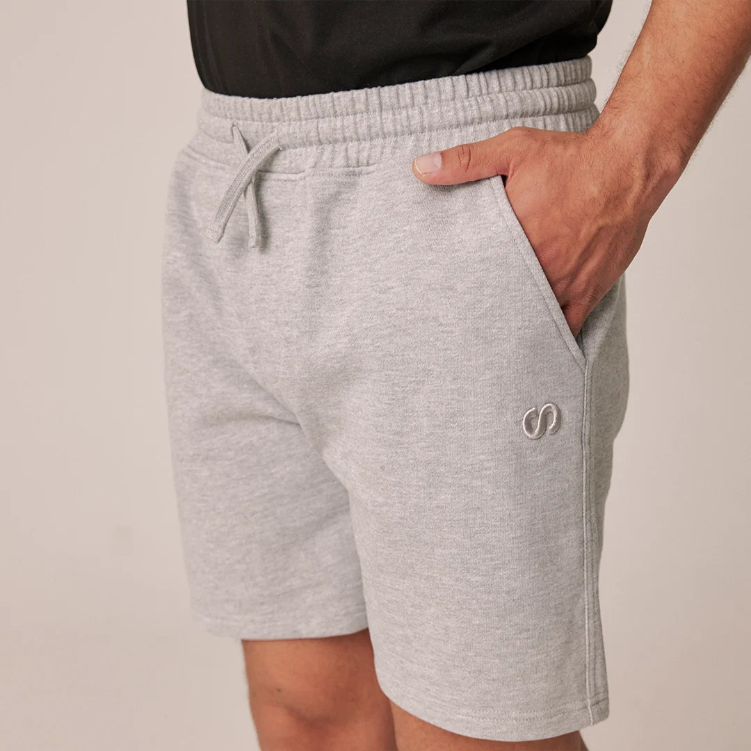 snocks-sweatshorts-herren-hellgrau-aus-bio-baumwolle image 5