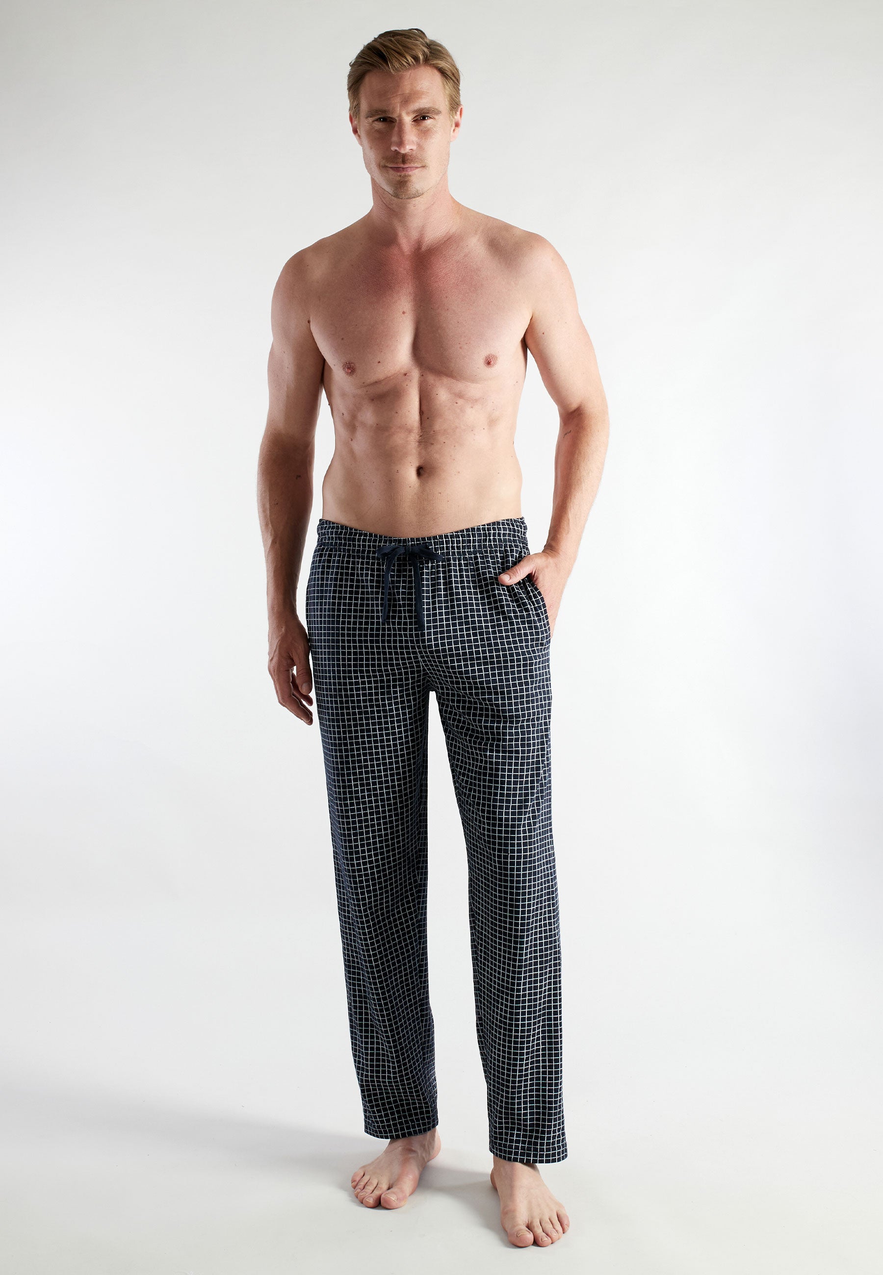ceceba-herren-lange-hose-blau-bedruckt-single-jersey-aus-baumwolle-f-r-hei-e-tag image 2