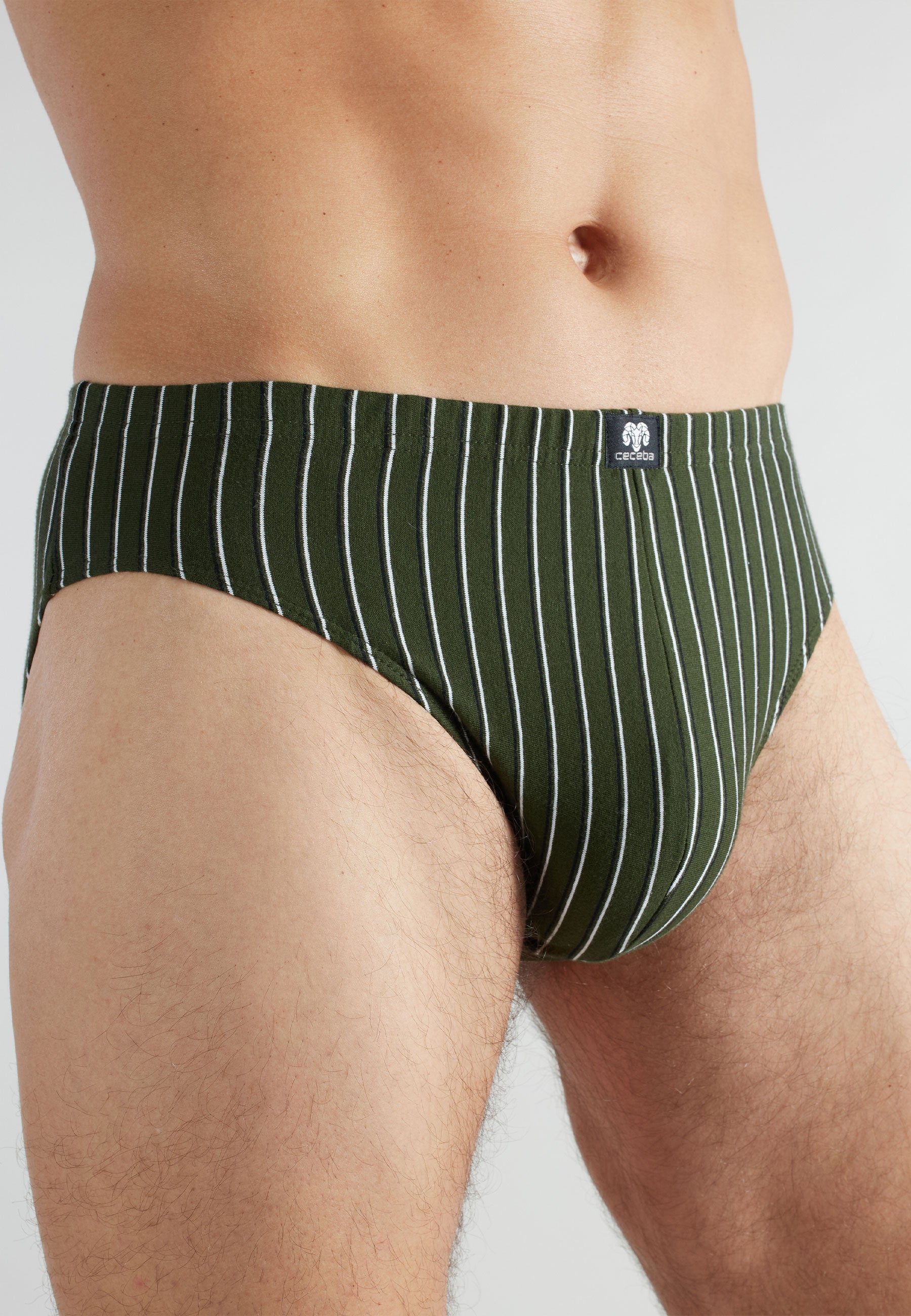 ceceba-herren-slip-gr-n-l-ngsgestreift-3er-pack-baumwoll-slip-single-jersey image 4