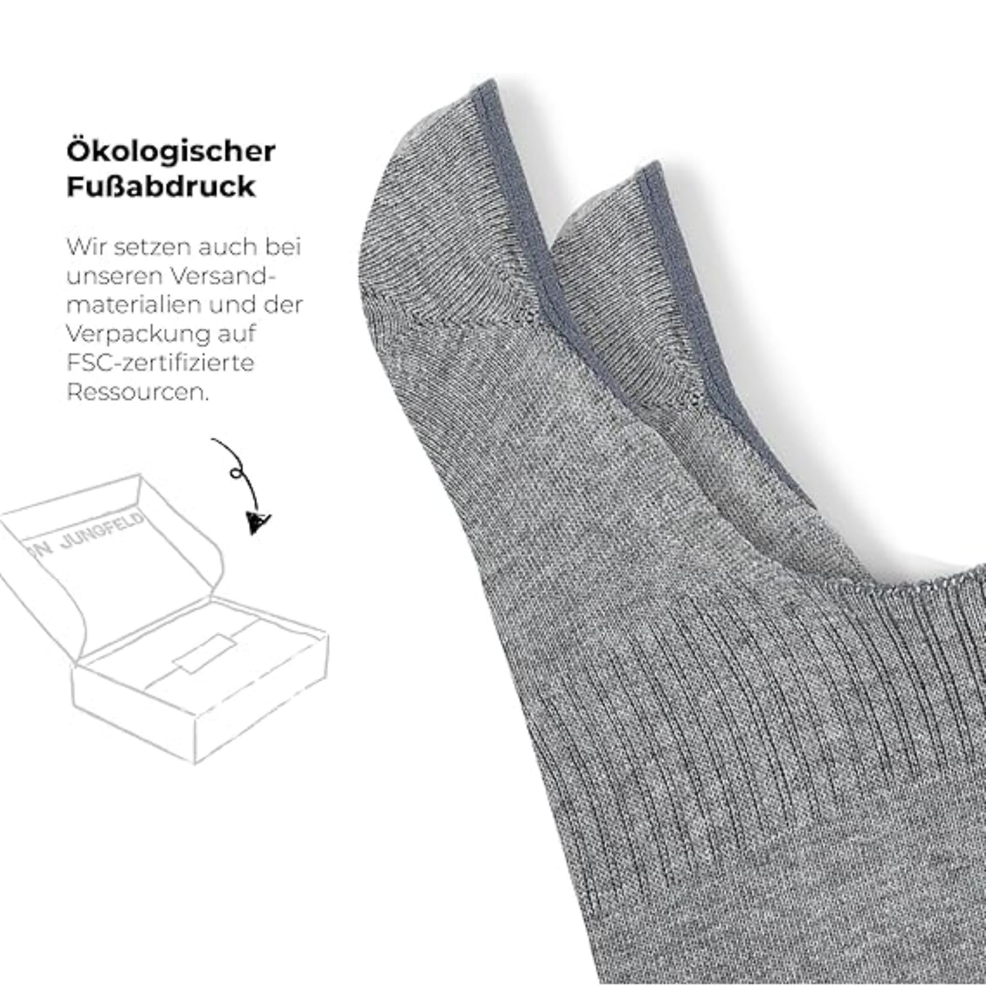 von-jungfeld-2er-set-f-linge-invisible-35-46-sneakersocken-bio-baumwolle-damen-h image 7
