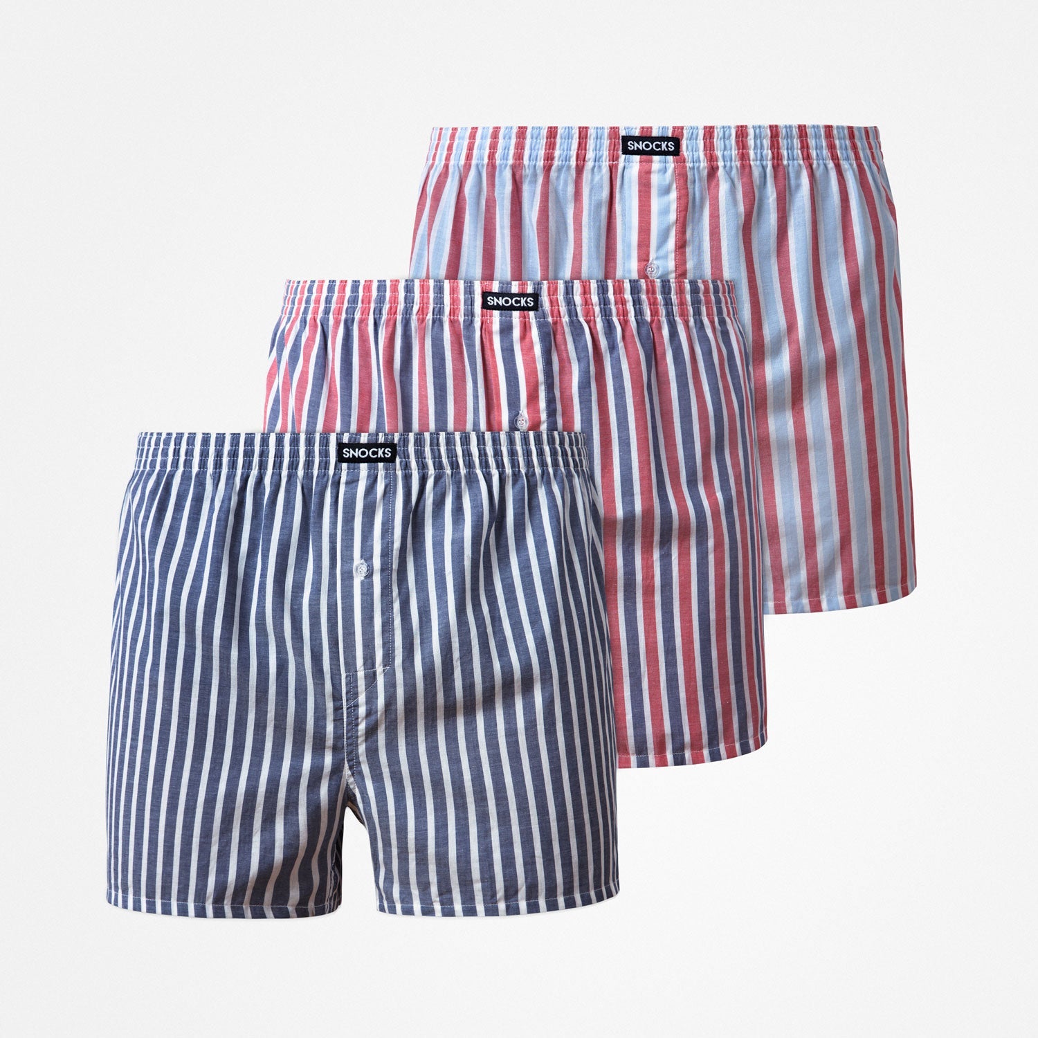 snocks-american-boxershorts-herren-stripe image 1