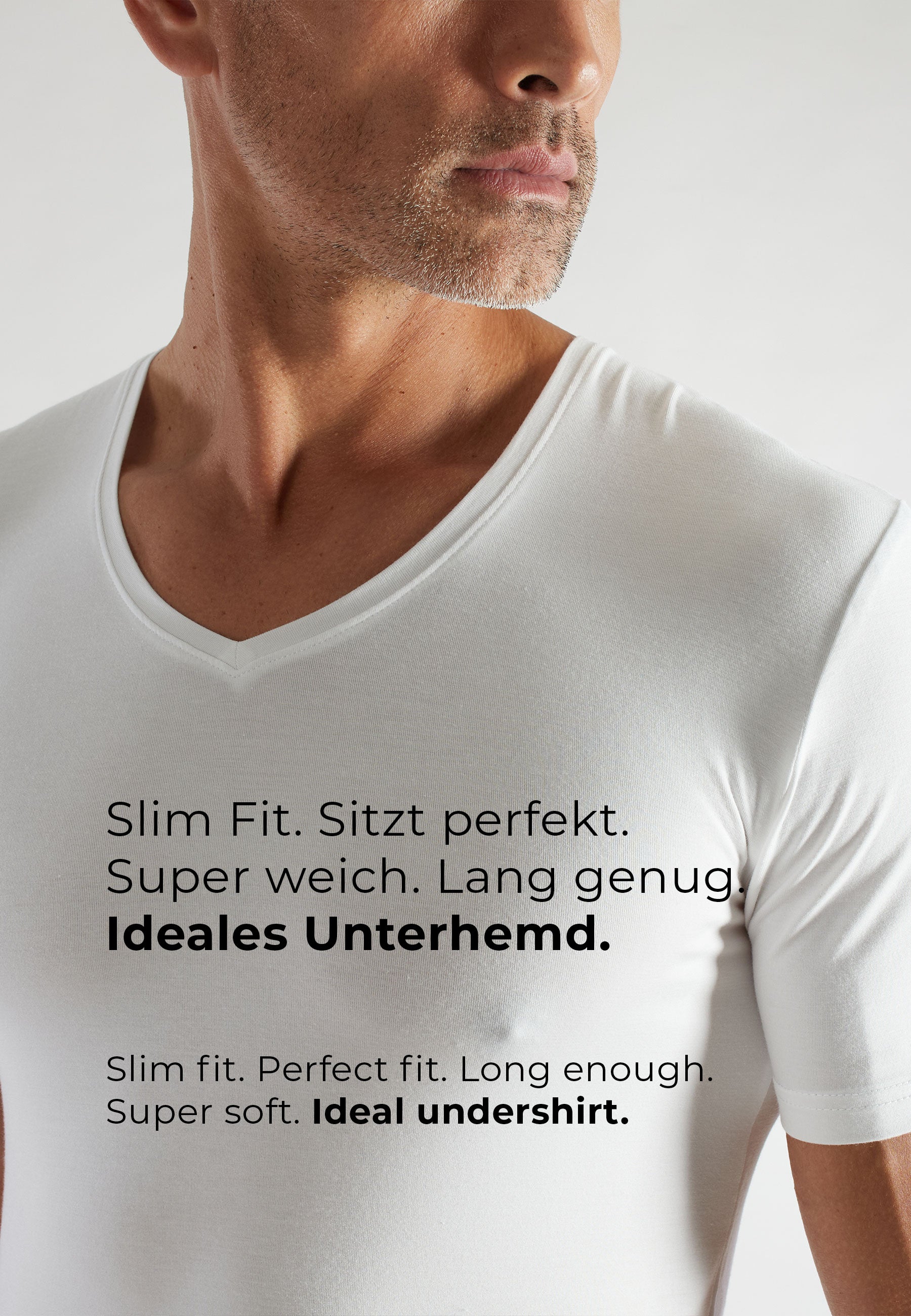 ceceba-herren-shirt-wei-uni-v-ausschnitt-bambus-viskose image 4