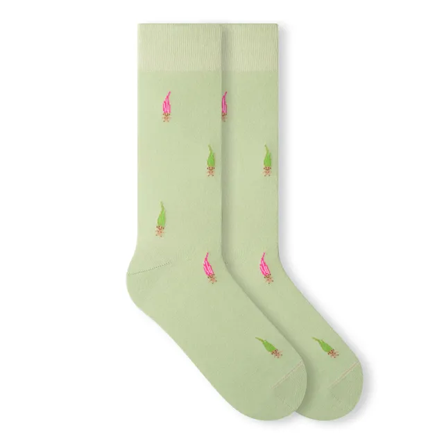 von-jungfeld-bio-baumwoll-socken-lange-gemusterte-businesssocken-1-paar-gr-36-46 image 1