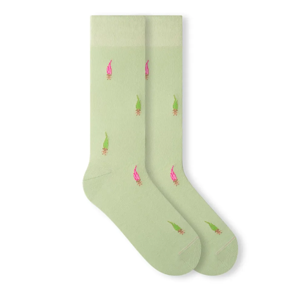 von-jungfeld-bio-baumwoll-socken-lange-gemusterte-businesssocken-1-paar-gr-36-46 image 1