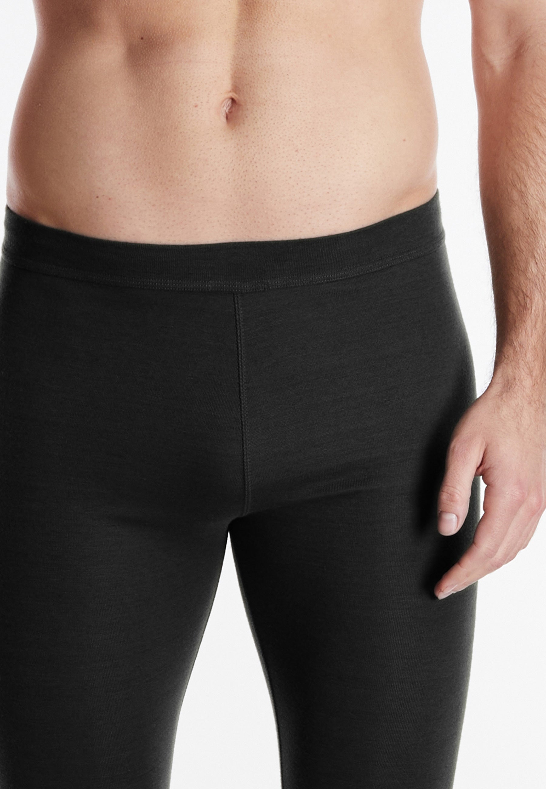 ceceba-herren-lange-unterhose-schwarz-uni-thermo image 4