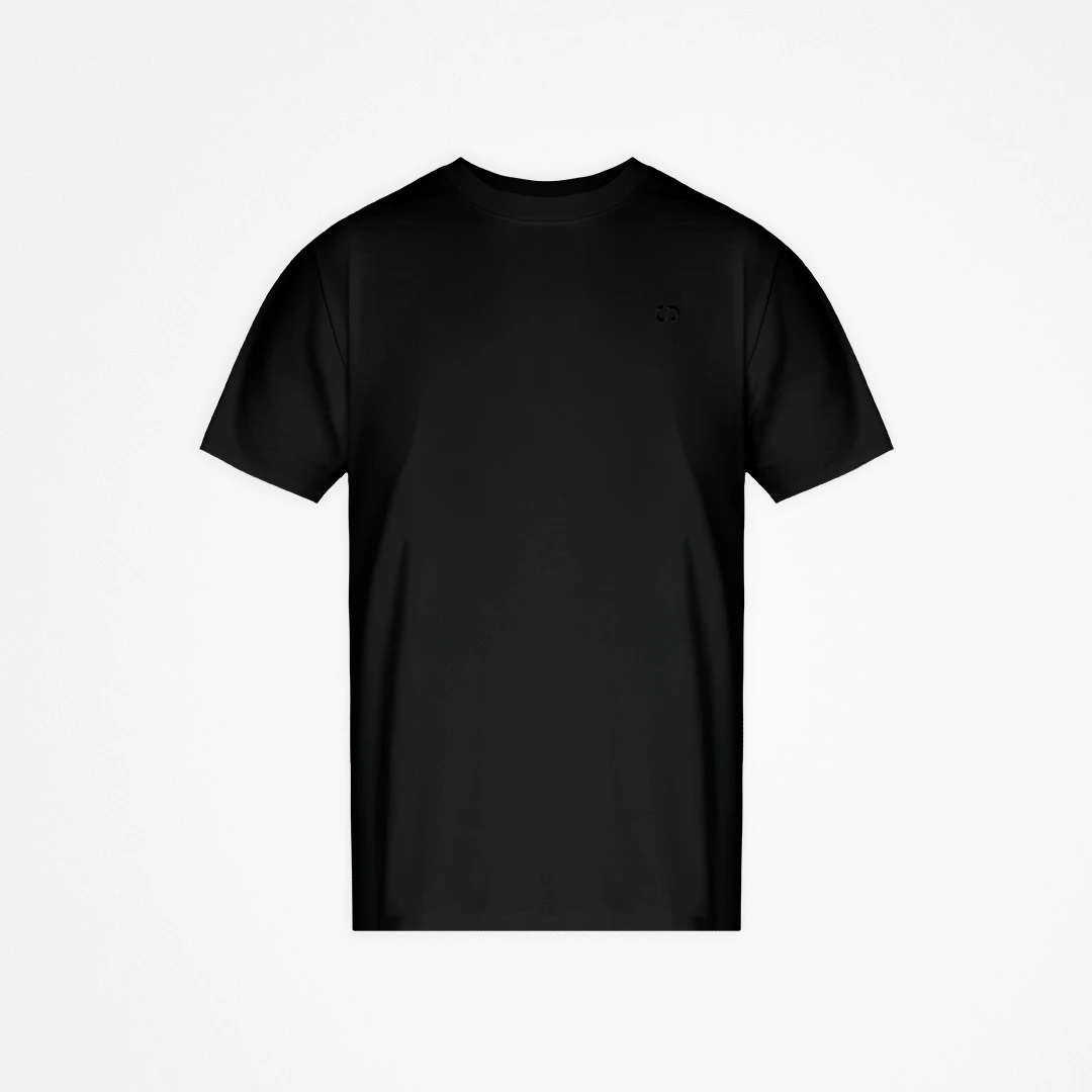snocks-basic-t-shirt-herren-schwarz image 1