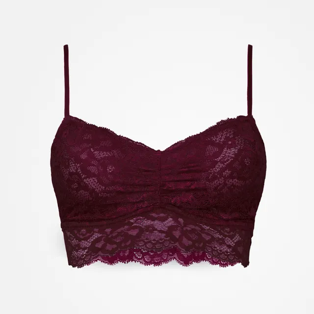 snocks-spitzen-bh-bustier-weinrot-soft-bh-damen image 1