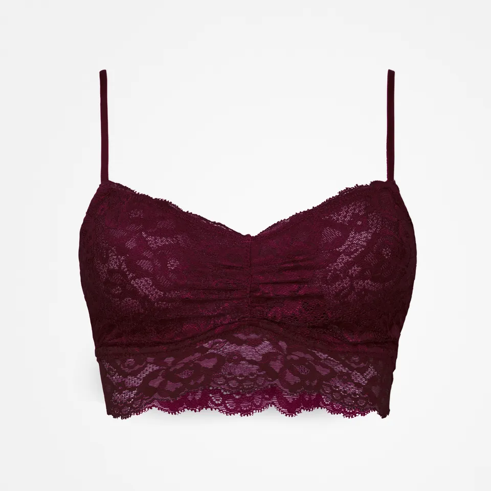 snocks-spitzen-bh-bustier-weinrot-soft-bh-damen image 1
