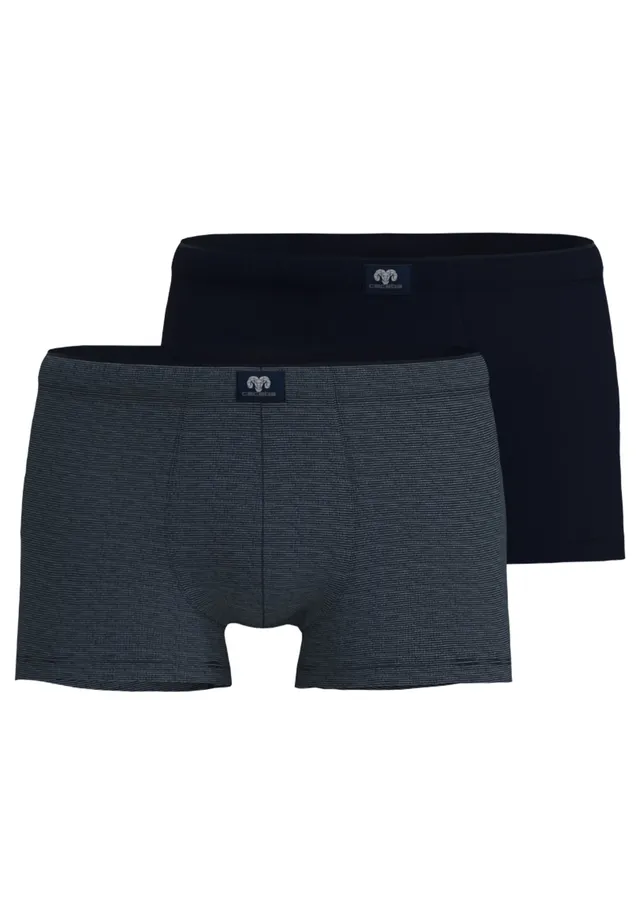 ceceba-herren-pants-blau-uni-2er-pack-baumwoll-retroshorts image 1