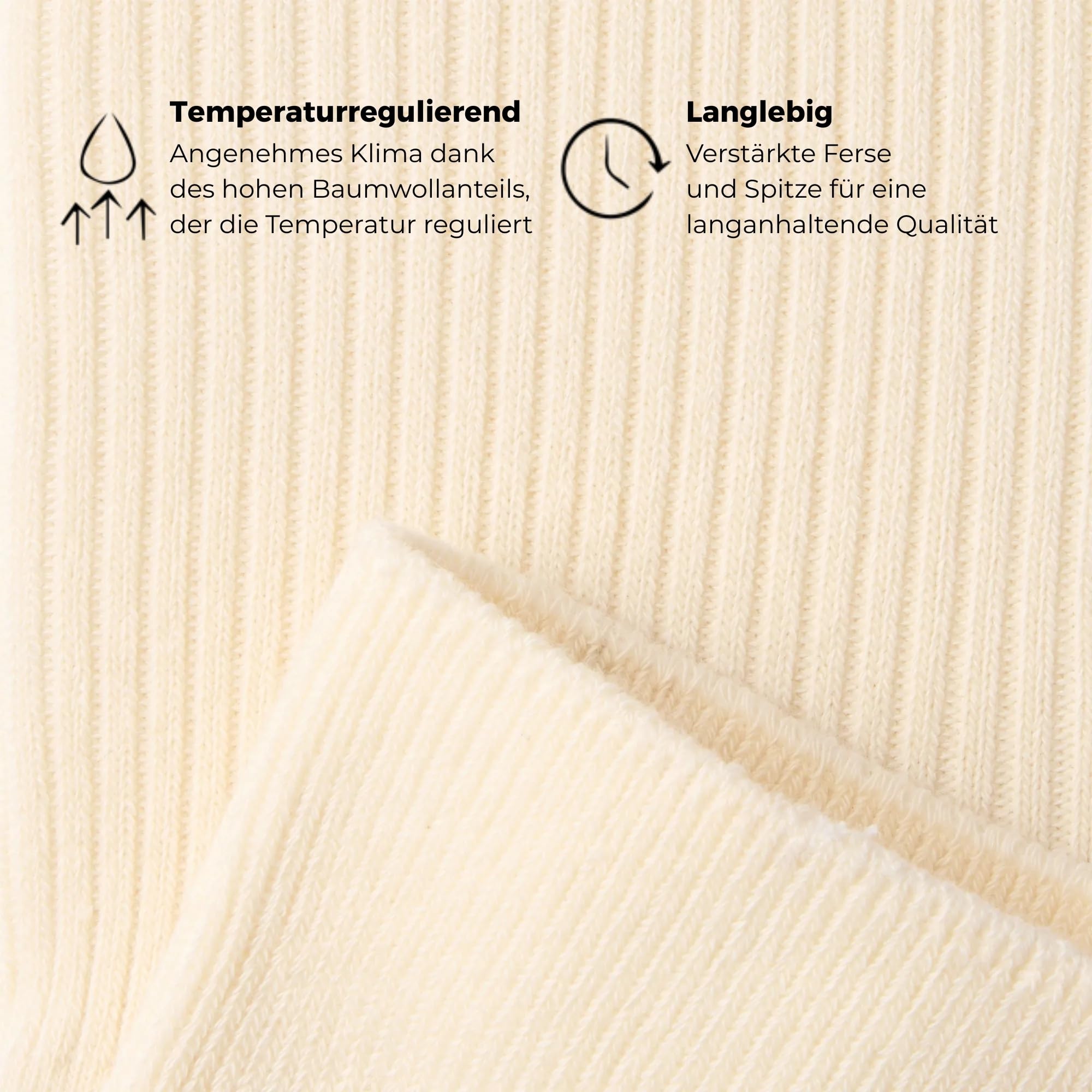 von-jungfeld-feingerippte-bio-baumwollsocken-business-alltagssocken-gr-36-46 image 3