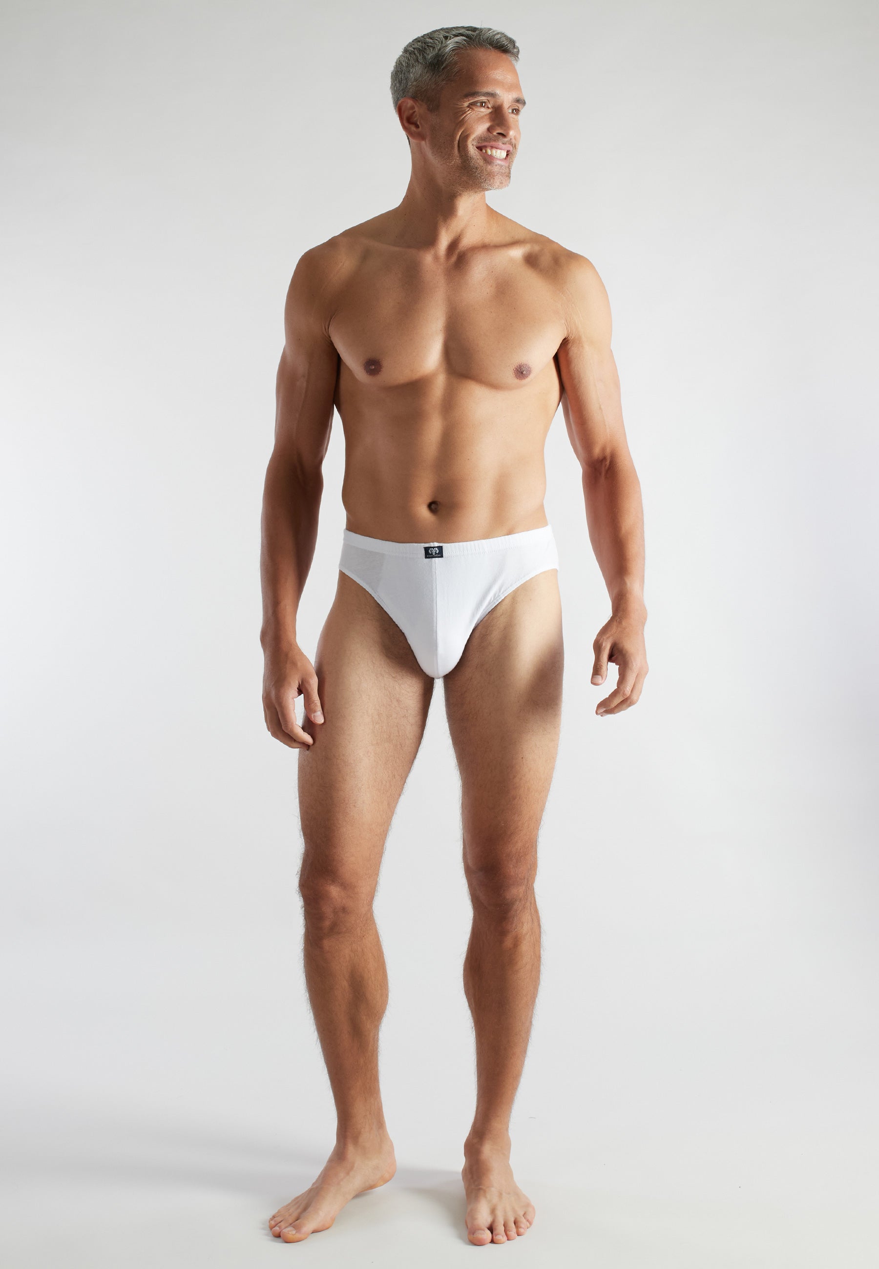 ceceba-herren-slip-wei-uni-im-5er-pack-feinripp-unterhose-aus-100-baumwolle image 2