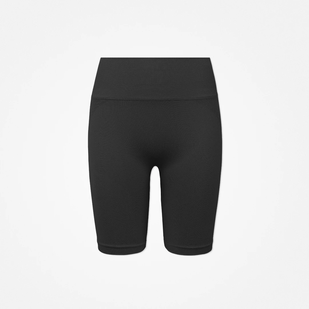 snocks-radlerhose-seamless-damen-schwarz-biker-shorts image 1