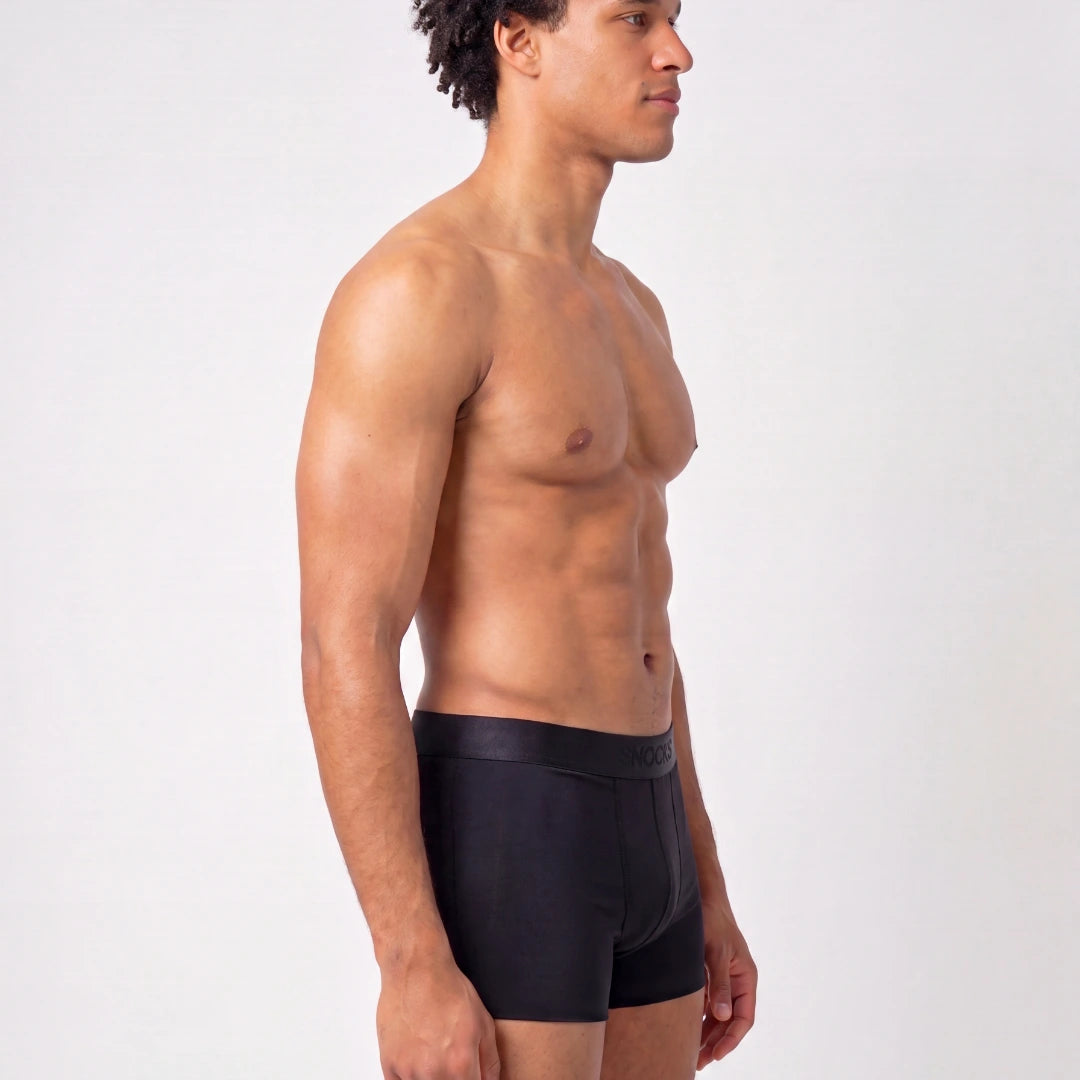 snocks-microfiber-trunks-herren-schwarz-boxershorts image 7