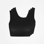 snocks-sport-bh-seamless-damen-schwarz-light-support image 3