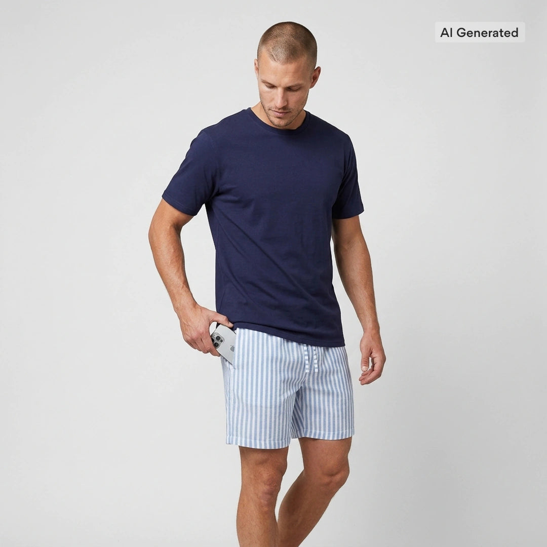 snocks-schlafanzug-set-gestreift-herren-kurz-blue-breeze-wei image 7