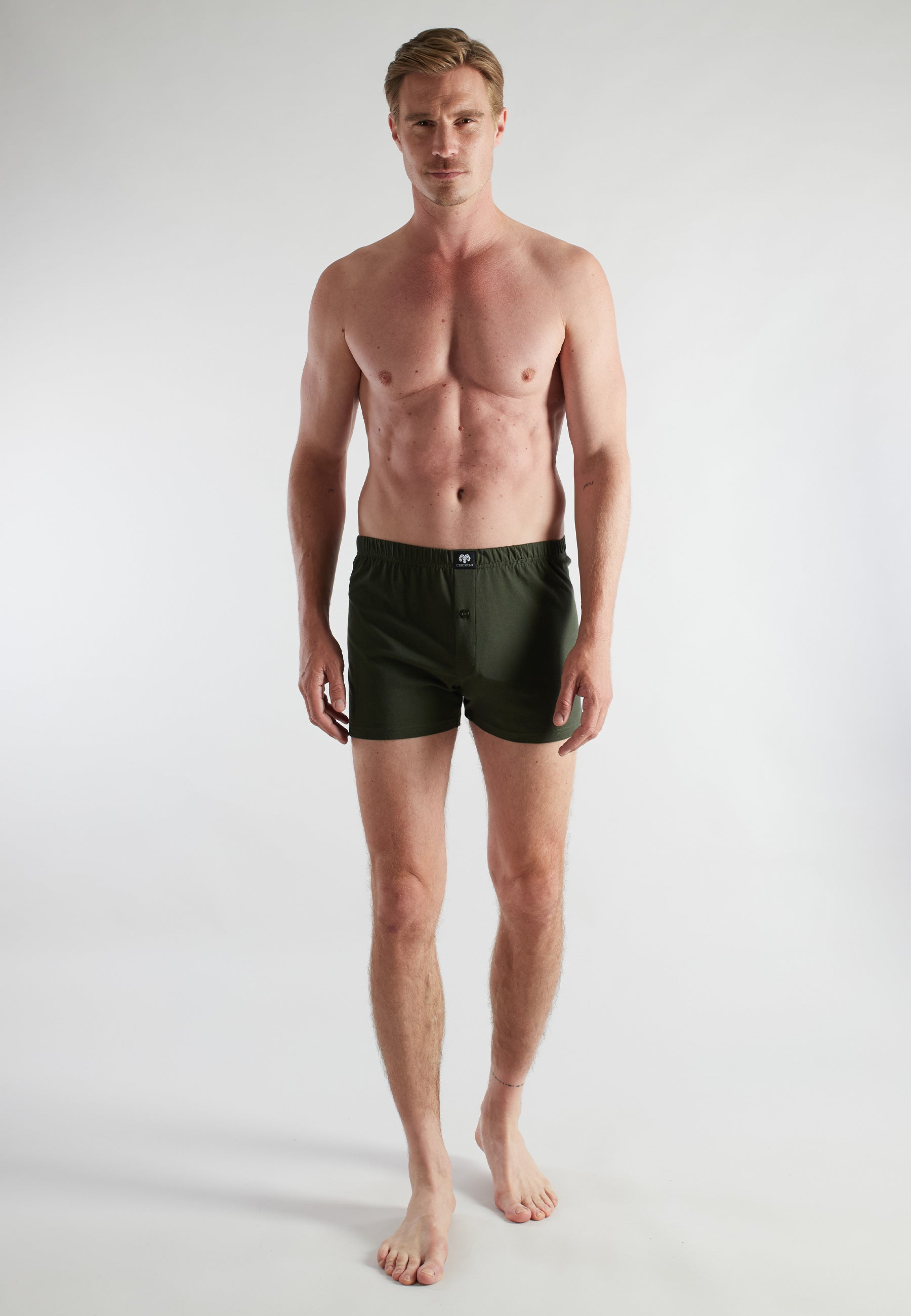 ceceba-herren-boxershort-gr-n-uni-2er-pack image 2