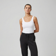 snocks-canotte-donna-rmelloses-basic-top-schwarz-k-rpernahe-passform-ohne-etiket image 2