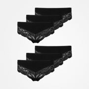 snocks-hipster-slip-mit-spitze-nero-schwarz-bio-baumwolle-unterw-sche image 2