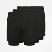 snocks-2-in-1-trainingsshorts-herren-schwarz image 3
